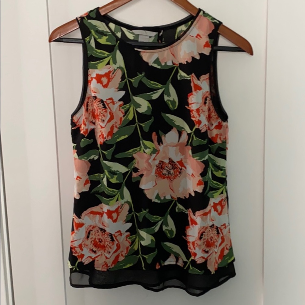 Floral tank top